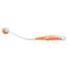 Jouet Lanceur de balle en plastique avec balle en mousse caoutchouc – Ø4,5 x 40 cm – Orange et gris