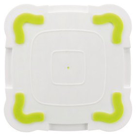 Assiette à lécher Trixie Lick’n Snack en caoutchouc – 20 x 20 cm - Jaune