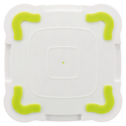 Assiette à lécher Trixie Lick’n Snack en caoutchouc – 20 x 20 cm - Jaune