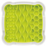 Assiette à lécher Trixie Lick’n Snack en caoutchouc – 20 x 20 cm - Jaune