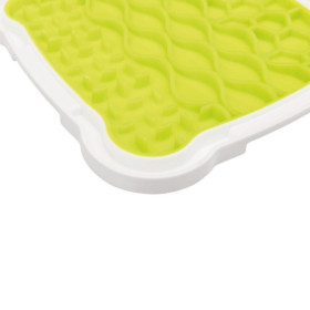 Assiette à lécher Trixie Lick’n Snack en caoutchouc – 20 x 20 cm - Jaune