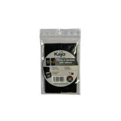 Lot de 2 filtres à charbon actif anti-odeurs pour seau à compost Kajo 7,5 L
