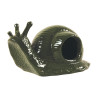 Piège à limaces en forme d’escargot en céramique – 18,1 x 11,3 x 10 cm