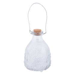 Piège à guêpes en verre chiné – 9,4 x 9,4 x 14,2 cm