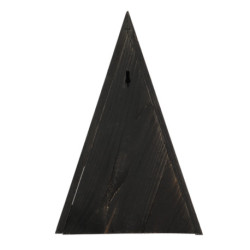 Nichoir et mangeoire pour mésanges Wigwam de couloir noir – 26,2 x 16,5 x 39,2 cm