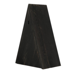 Nichoir et mangeoire pour mésanges Wigwam de couloir noir – 26,2 x 16,5 x 39,2 cm