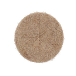 Disque de paillage en jute taille S – Diamètre : 9 cm – Épaisseur : 0,4 cm