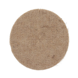 Disque de paillage en jute taille M – Diamètre : 15 cm – Épaisseur : 0,4 cm