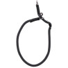 Collier anti-traction Aiden en polyester XS tour de cou 40 cm – Ø 8 mm – Noir