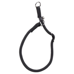 Collier anti-traction Aiden en polyester S tour de cou 45 cm – Ø 10 mm – Noir