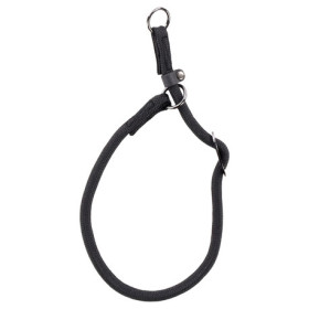 Collier anti-traction Aiden en polyester XL tour de cou 60 cm – Ø 12 mm – Noir