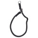 Collier anti-traction Aiden en polyester XL tour de cou 60 cm – Ø 12 mm – Noir