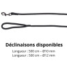 Laisse en nylon Aiden – L.5 m – Ø10 mm - Noir