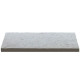 Dalle de terrasse en pierre reconstituée 40 x 20 x 2.5 cm Bouchardée patinée – GRIS CLAIR