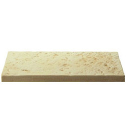 Dalle de terrasse en pierre reconstituée 40 x 20 x 2.5 cm Bouchardée patinée - OCRE