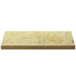 Dalle de terrasse en pierre reconstituée 40 x 20 x 2.5 cm Bouchardée patinée - CAMEL