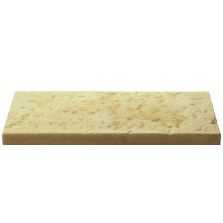 Dalle de terrasse en pierre reconstituée 40 x 20 x 2.5 cm Bouchardée patinée - CAMEL