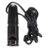 Sifflet en corne de buffle pour chien avec cordon en cuir – Portée : 160 m – 6 x 1,5 x 1,5 cm