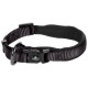 Collier Abbi en nylon avec doublure en néoprène – Taille XXL – Tour de cou 60-65 cm – l.32 mm - Noir