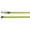 Laisse de suivi – longe en nylon avec bandes réfléchissantes – L. 10 m – l.20 mm – Ep. 2 mm – Jaune