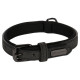 Collier en cuir synthétique avec néoprène Delu XL – Tour de cou 47-57 cm - Noir