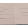 Pack complet pour 40 m² lames de terrasse alvéolaires réversibles en composite– 260 x 14,6 x 2,4 cm – Beige