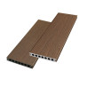 Pack complet pour 30 m² lames de terrasse alvéolaires coextrudées réversibles en composite – 260 x 14,5 x 2,1 cm – 4 coloris