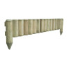Bordure de jardin en bois demi rondin à planter - L.100 x H.15/25 cm - Ep. 3 cm