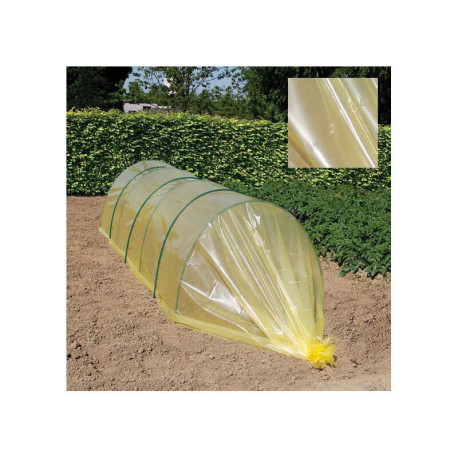 Film de croissance spécial maraîcher – LDPE - 70 µ - 2,50 x 5 m - jaune
