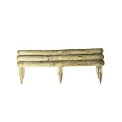 Bordure en bois 100 cm face