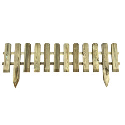 Bordure en bois 120 cm face avant