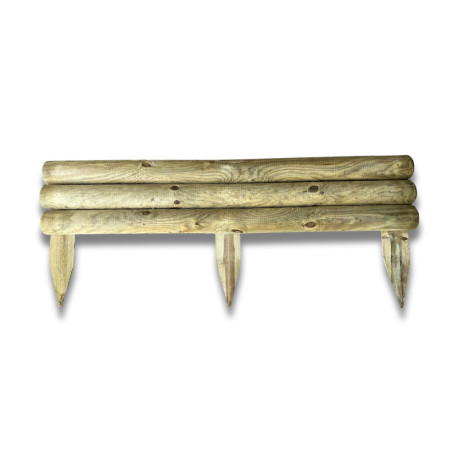 Bordure en bois de face Bordure en bois de face