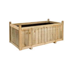 Jardinière en bois rectangulaire Vendôme 120 x 60 x 50 cm