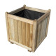 Jardinière en bois carrée Vendôme 60 x 60 x 65 cm