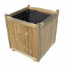 Jardinière en bois carrée Vendôme 70 x 70 x 75 cm