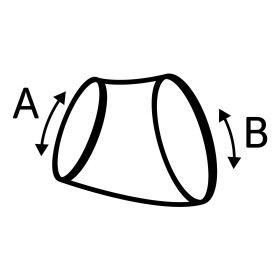 Harnais en H pour chien en nylon Ziggi – Taille M – Tour de cou 45-65 cm – Noir