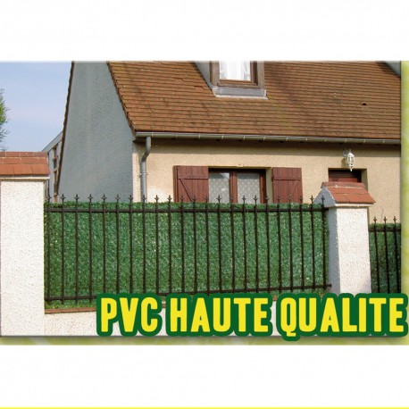 Haie artificielle de jardin en PVC thuya 300 x 150 cm