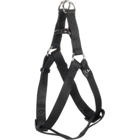 Harnais pour chien Step & Go en nylon Ziggi – Taille L – Tour de cou 40-70 cm – Noir