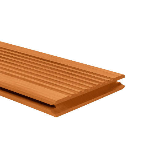 Face Rainurée - Lame Bambou - Coloris IPE Face Rainurée - Lame Bambou - Coloris IPE