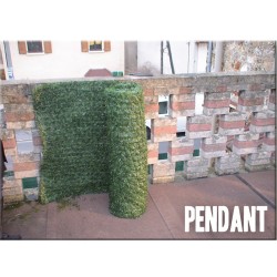Haie artificielle de jardin en PVC thuya 300 x 150 cm
