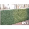 Haie artificielle de jardin en PVC thuya 300 x 150 cm