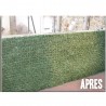  Haie artificielle de jardin en PVC thuya 300 x 200 cm