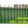  Haie artificielle de jardin en PVC thuya 300 x 200 cm