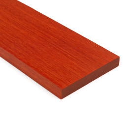 Lame de terrasse en bois exotique PADOUK - 215 x 14,5 x 2,1 cm