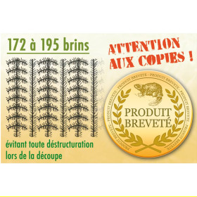  Haie artificielle de jardin en PVC thuya 300 x 200 cm