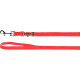 Laisse réglable 3 longueurs en nylon Ziggi – L.2 m – l.20 mm – Ep. 2 mm - Rouge