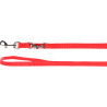 Laisse réglable 3 longueurs en nylon Ziggi – L.2 m – l.20 mm – Ep. 2 mm - Rouge