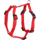 Harnais en H pour chien en nylon Ziggi – Taille M – Tour de cou 45-65 cm – Rouge