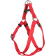 Harnais pour chien Step & Go en nylon Ziggi – Taille XL – Tour de cou 60-90 cm – Rouge