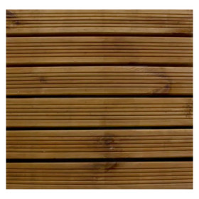Dalle pin 50 x 50 TCL4 brun - Epaisseur 44cm - Photo Face